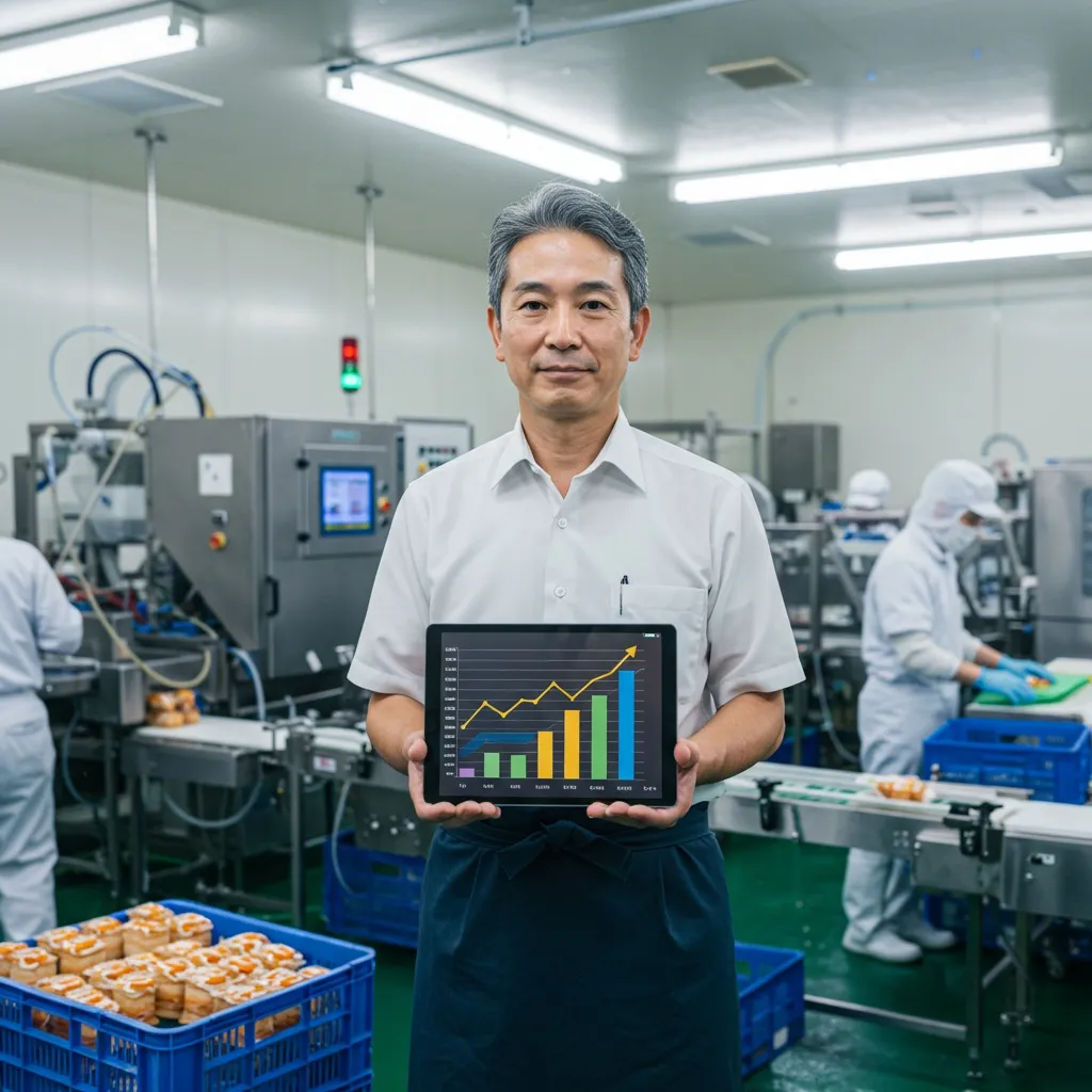 売上は順調なのに…」食品加工業の利益率を3ヶ月で15%改善する方法